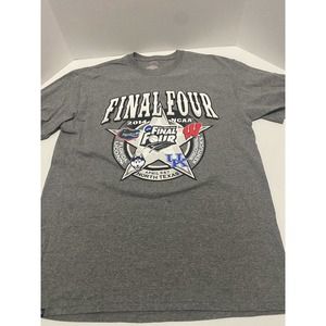 JANSPORT Final Four 2014 NCAA T-Shirt Size L Gray